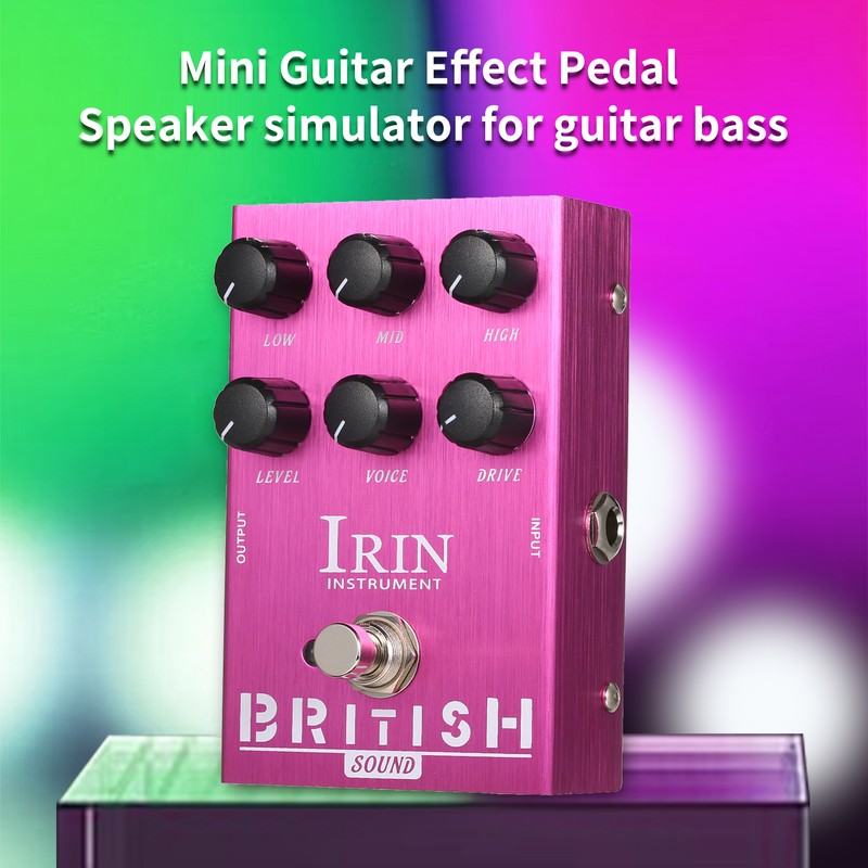 IRIN Mini Guitar Effect Pedal M-SHALL Speaker Simulator Cabinet Simulator