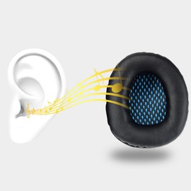 SA-902 Earpads Replacement Protein Leather Memory Foam Ear Pads Cushion Cover Compatible with Sades SA-902 SA-903 SA-906 Headphones