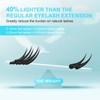 NAGARAKU Ellipse Flat Eyelash Extension with Double Tip Shape, Professional