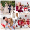 Couple Statue Wedding Gifts for Engagement, Hand-Painted Resin Protective Love