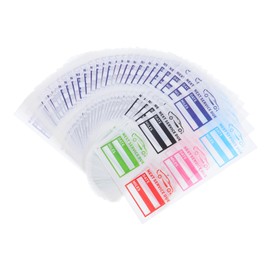 KICHOUSE 6Sheets Car Windshield Service Reminder Stickers No Residue Electrostatic Maintenance Labels for Next Service Due Compatibility for All Vehicle Models