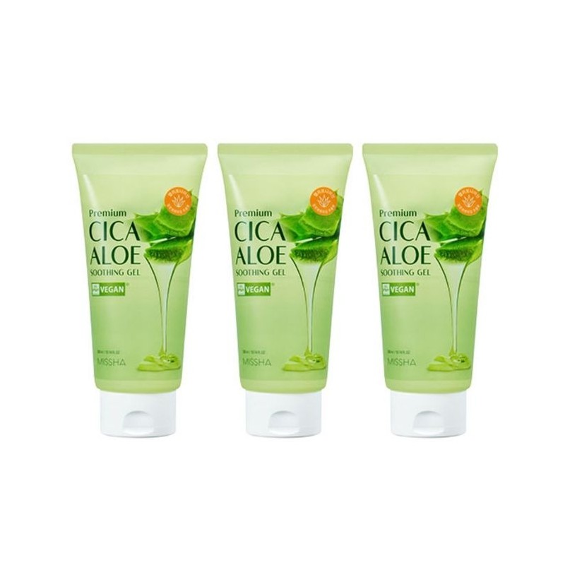 Missha (1+1+1) Premium Cica Aloe Soothing Gel 300ml / (1+1+1)