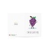 Grateful Grape Themed Thank You Card - 'I'm So Grape-ful'