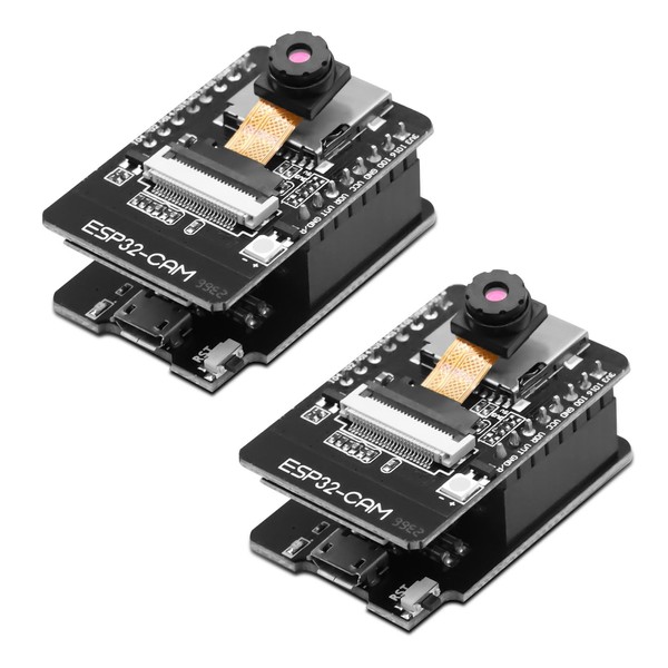 APKLVSR 2PCS ESP32 CAM Development Board,ESP32-CAM WiFi Bluetooth OV2640 Camera