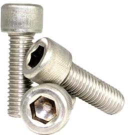 1/4"-20 x 3 1/2" Socket Head Cap Screws, 18-8 Stainless Steel, Coarse Threads, 10 Pack