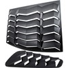 Rear+Side Window Louvers for Ford Mustang 2005 2006 2007 2008