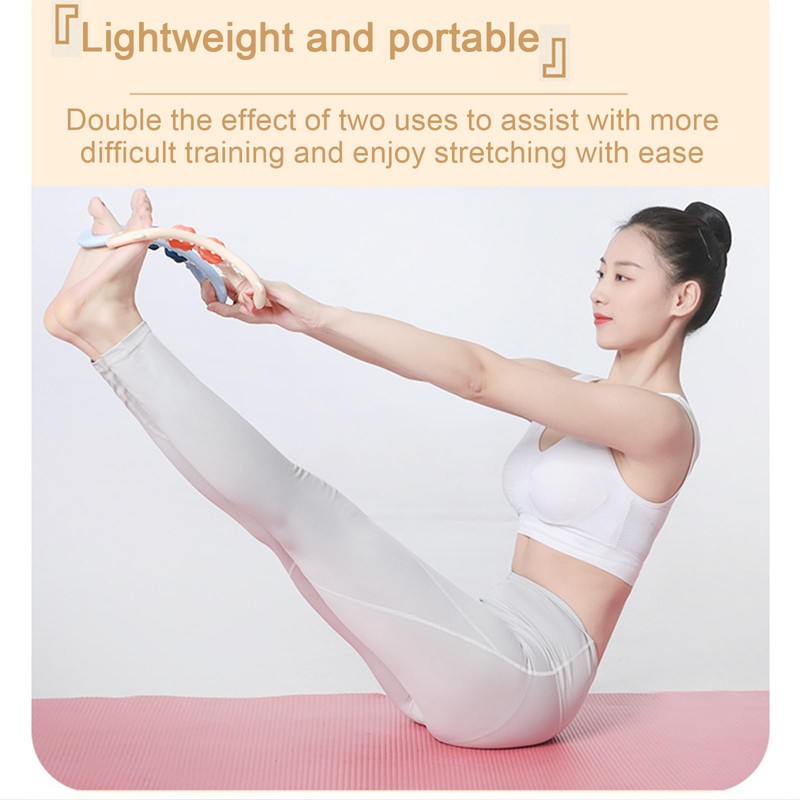 Pilates Ring, Forreen Pack of 2 Yoga Massage Ring Toning