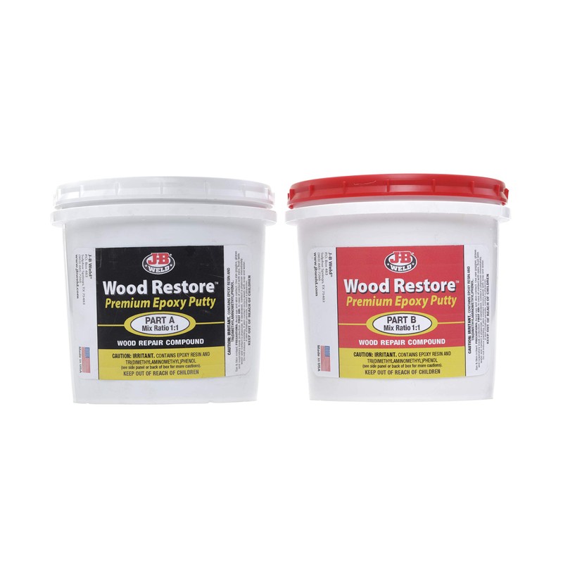 J-B Weld 40007 Wood Restore Premium Epoxy Putty Kit -