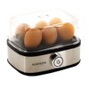 ALEXHOME Stainless Steel Egg Cooker with 6-Egg Capacity, Auto Shut-Off,