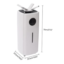 21L Whole House Humidifier Commercial Industrial Quiet Humidifier Electric Humidifier Large Smart Household Humidifier Noise Whole House Humidifier W/Remote for Large Rooms