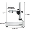 Ninyoon Universal Microscope Stand Pro, Stable Professional Aluminum Alloy Scope