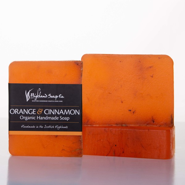 The Highland Soap Company Organic Soap Sweet Orange & Cinnamon