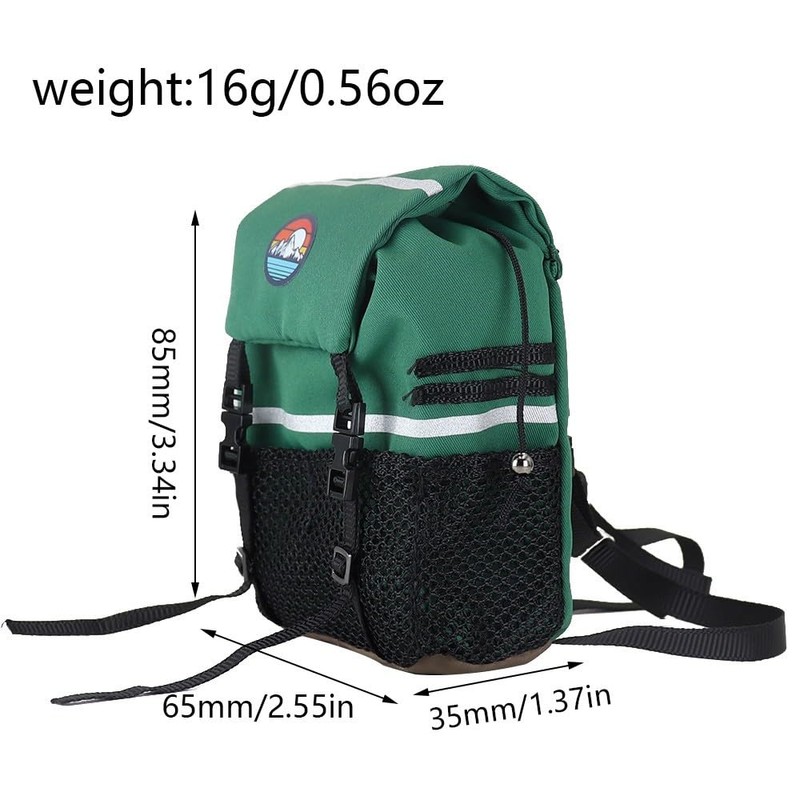 RC Simulation Backpack Shovel Storage Bag Luggage Bag Handbag Decoration