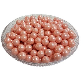 Gumballs Glimmer Pink Bubble Gum 2 Pounds 0.5 inch Mini Gumballs 16mm