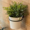 Plant Holder Ring 8 Inch Wall Mounted, 6 Pack Flower