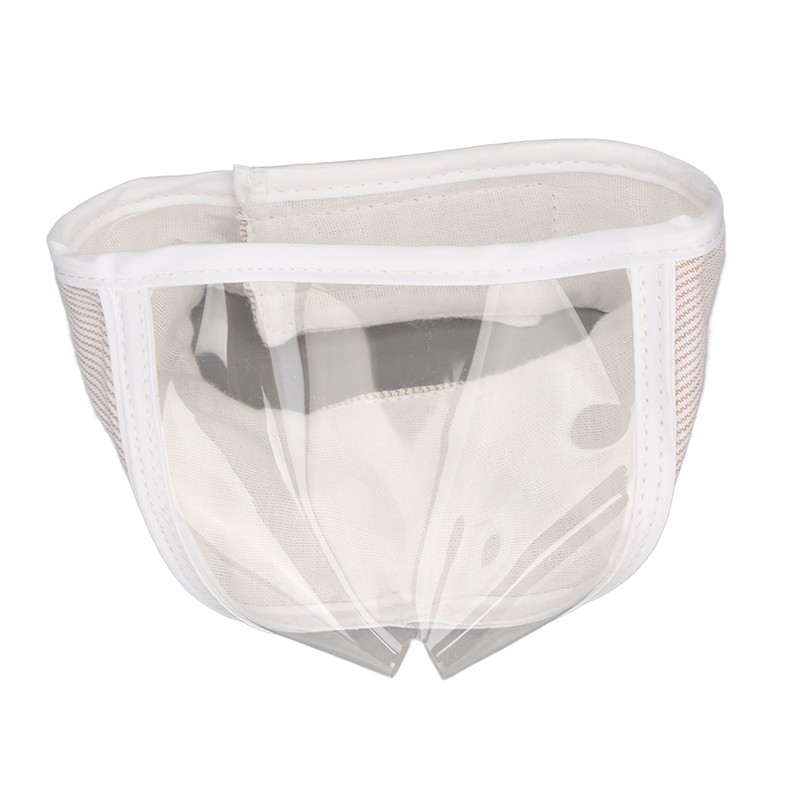 Transparent Cat Muzzle Prevent Licking Biting Barking Breathable Cat Muzzle