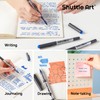 Shuttle Art RollerBall Pens, 25 Pack Blue Fine Point Roller