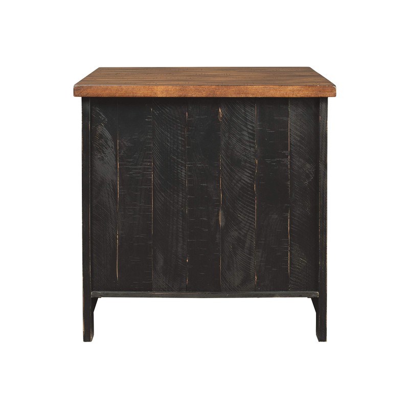 Signature Design by Ashley Valebeck Farmhouse Rectangular End Table with