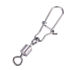 50 Pcs Barrel Swivel, Fishing Rolling Ball Bearing Barrel Swivel for Saltwater, Freshwater(5#) Hook Fish Hook Fish Hook Fish Hook