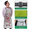 Olikked Kitchen Apron for Men Pig Chef Women Aprons for
