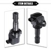 VekAuto 4 Pcs Ignition Coils Compatible for Honda Civic 1.8L
