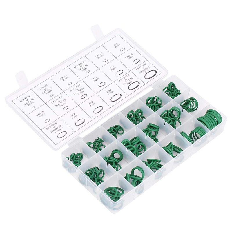 Air Conditioning Compressor Rubber Gasket, 270pcs Assorted Car Air Conditioning