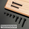 PATIKIL Hex Socket Cap Screws #6-32 x 5/16" Flat Head