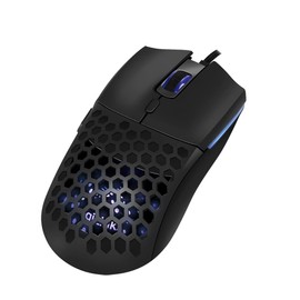 LogiLink ID0208 USB Gaming Mouse with DPI Button (800/1600/3200/6400 DPI) and Lighting with 7X RGB Colours, Win 7/8/10/11, Mac OS and Chrome OS, Black