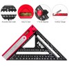 6 in 1 Rafter Square with Carpenter Pencil, 7in Rafter