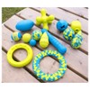 Foaber Bounce Dog Toy, Medium, Blue