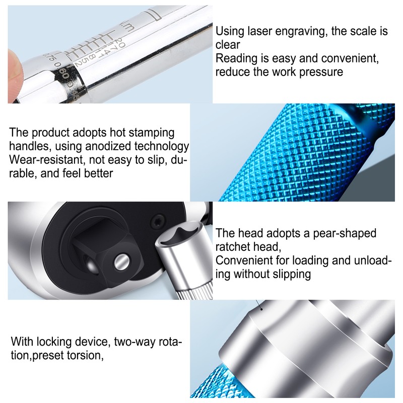 ZTY‑18 Bicycle Repair Kit Adjustable Torsion Wrench Spanner Hand Shop