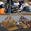 Rexmica 14-Inch Tool Bag with Anti-friction Bottom, Hand Tool Storage