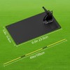 LVPETALIZE Golf Alignment Stick,Golf Trainer Aid Holder Angle Plate,Golf Swing