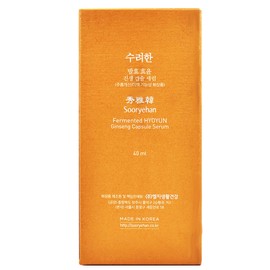 Sooryehan Fermented Hyoyun Ginseng Capsule Serum 40ml x 2 / 수려한 발효 효윤 진생 캡슐 세럼40ml x2개