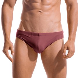 AIMPACT Mens Swim Briefs Quick Dry Swimsuit Comfortable and Fit Built-in Drawstring Surfing Beach Swimwear