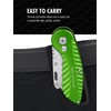 FantastiCAR Folding Utility Knife, Sturdy Metal Box Cutter with Extra