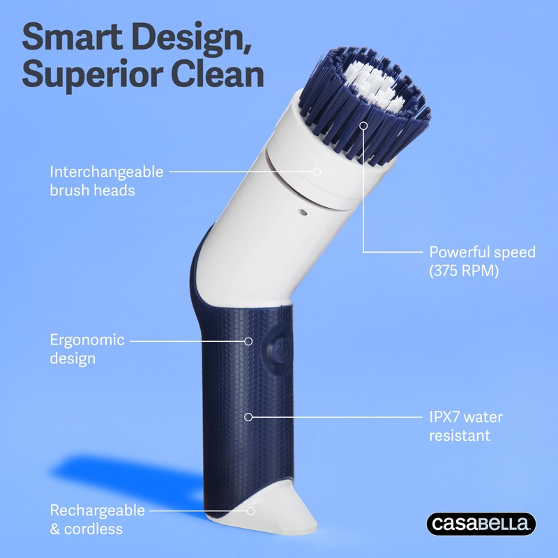 Casabella Power Spin Handheld Scrubber