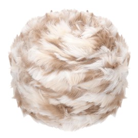 PATIKIL 70 Yards Fur Yarn, 100 Grams Soft Plush Fluffy Chunky Polyester Faux Fur Eyelash Yarn for Crocheting Hand Knitting Blanket Hats Crochet Crafting, Chestnut Shell Color