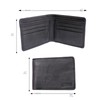 KHIM Original Leather Wallet Antique with 2 Tone Effects Slim