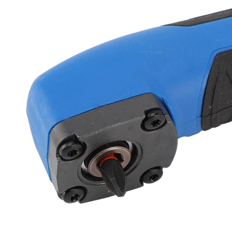 5.9in Right Angle Drill Attachment ABS Alloy Steel Ergonomic Blue