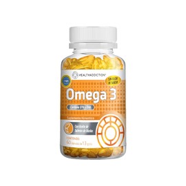 HEALTHADDICTION - Omega 3 Premium sin Sabor a Pescado, 60 Cpsulas de 1.2g cu, Con Alto Contenido de EPA y DHA - Aceite de Pescado de Calidad          