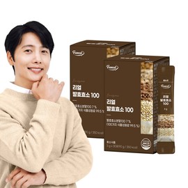Real Grain Fermentation Enzyme 100 30 Packs x 2 Boxes (Peach Flavor) Grain Enzyme / Upgraded to 800,000 Activity Level / 리얼 곡물 발효효소 100 30포 x 2박스 (복숭아맛) 곡물효소  80만 역가수치 업그레이드