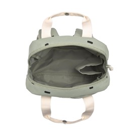 LÄSSIG Happy Prints Children's Backpack with Chest Strap Nursery Bag 28 cm 5.5 Litres 3 Years Mini Square Backpack, olive, Children's backpack with chest strap