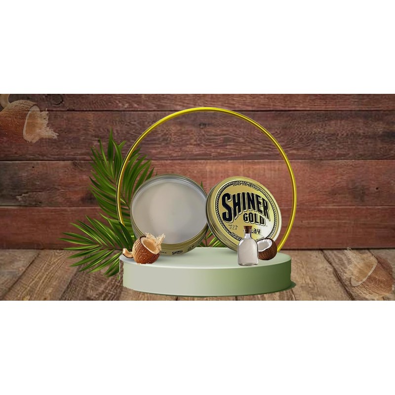 Shiner Gold Clay Pomade | Strong Hold | Matte Finish