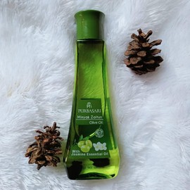 Purbasari Purbasari Massage Oil Minyak Zaitun Olive Oil with Jasmine Essential Oil, 150 ml (Pack of 1)
