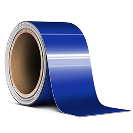 VViViD Navy Blue Gloss Air-Release Adhesive Vinyl Pinstripe Tape Roll (2 Inch x 20ft)