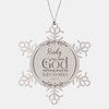 Inspirational Rudy Christmas Ornament Engraved Snowflake for Colleague Coworker Family,