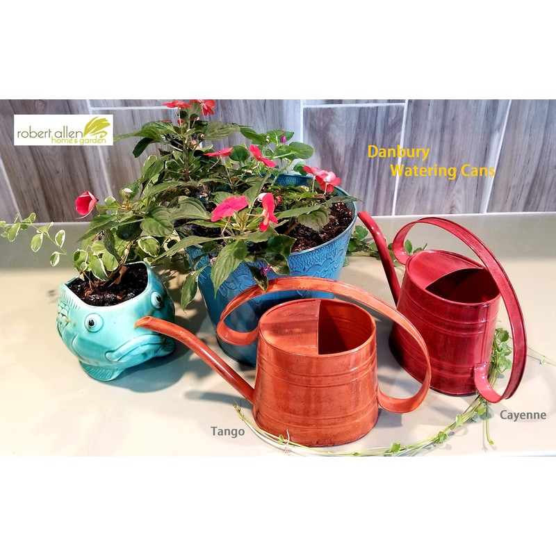 Robert Allen MPT01508 Danbury Watering Can.5 Gallon, Teal/Copper