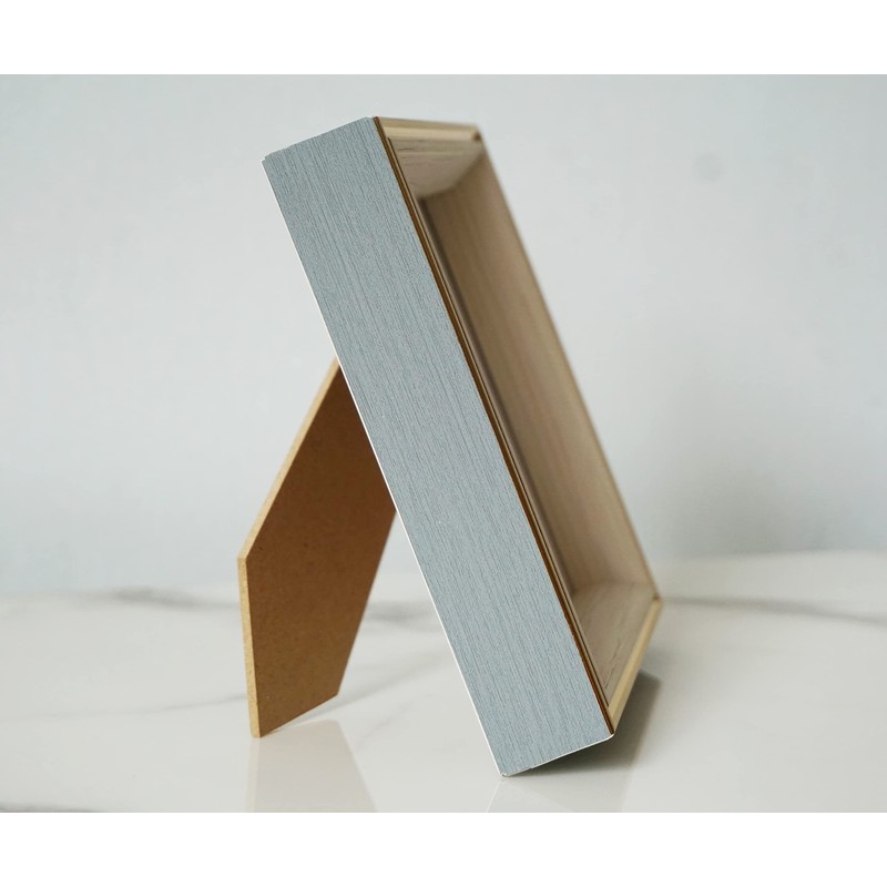 5x5 Blue Beige Square Picture Frame, 5x5 Resin Photo Frame,