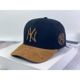 Red NY Color-Blocked Baseball Caps - Unisex L/A & N/Y Design, European Charm, 100% Cotton, Lightweight & Comfortable Headwear:_31